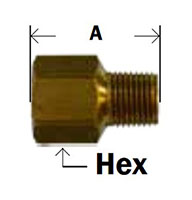 Double Compression Male Adapter Diagram